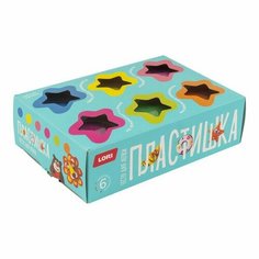 Тесто для лепки. Пластишка. Набор №10, 6цв. по 80 гр. Lori