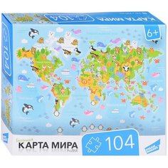 Пазлы 104 "Карта мира" Dream Makers