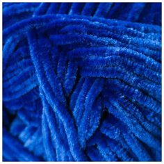 Пряжа "Velour" 100процентов микрополиэстер 170м/100г (857 василек) Yarn Art