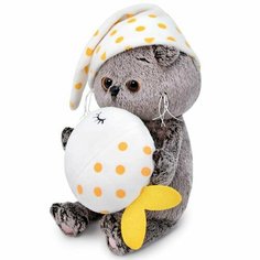 Игрушка мягкая Budi Basa Котик Басик Бэби c подушкой-рыбкой
