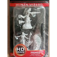 Набор из 2 фигурок для настольных игр. "Волшебник, человек, женщина". ДнД / Dungeons & Dragons Wiz Kids