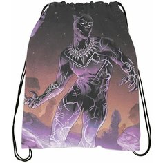 Мешок для обуви Чёрная пантера - Black Panther № 2 Bugrikshop