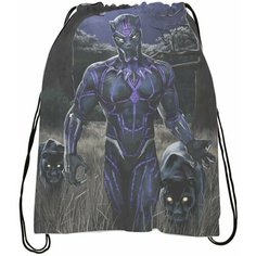 Мешок для обуви Чёрная пантера - Black Panther № 6 Bugrikshop