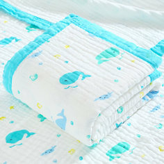 Муслиновый плед для малыша и детей 110*110, 6 слойное, муслиновое полотенце, одеяло муслиновое детское ИП Рамазанов А.Ф