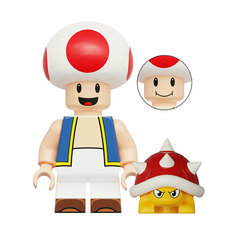 Мини-фигурка Тодд с черепахой Марио Mario (подвижная, подставка, 4,5 см) Star Friend