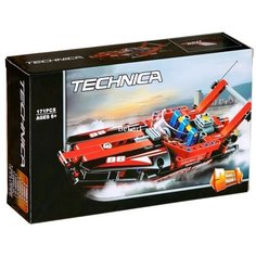 Конструктор/ Техник Моторная лодка 171 деталь Tank