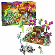 Конструктор Растения против Зомби Битва на болоте, 925 деталей Plants War