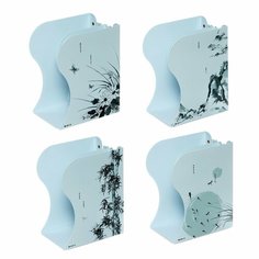 Подставка для книг раздвижная 3 отделения, металл, микс Природа Россия