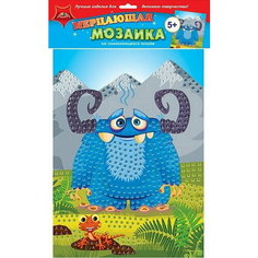 Мозаика мерцающая самоклеящаяся "Монстрик" из мягкого пластика Апплика