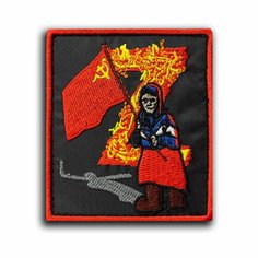 Шеврон на липучке "Родина Мать СССР Z" (Нашивка, патч). Нет бренда