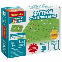 Игра настольная логическая БондиЛогика Bondibon "футбол. Стратегия в атаке".