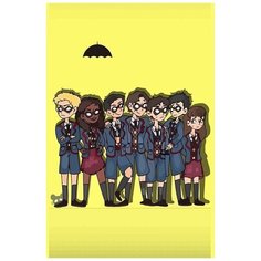 Картина по номерам на холсте сериал Академия Амбрелла (Клаус, Пятый, Скипка) - 8225 В 60x40