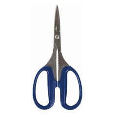 Ножницы для хобби и рукоделия остров сокровищ 165 мм 3-х сторонняя заточка синие, 4 шт