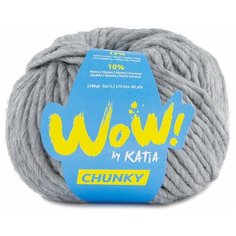 Пряжа для вязания Katia Wow-Chunky, 75% акрил, 15% шерсть, 10% альпака