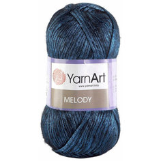 Пряжа Yarnart Melody темно-синий (900), 9%шерсть/21%акрил/70%полиамид, 230м, 100г, 2шт