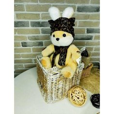 Мягкая игрушка зайчик в шапочке Marko Marini