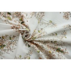Ткань белый батист с цветами вишни Zimmermann