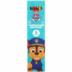 Карандаши цветные 6 цветов, Paw Patrol Нет бренда