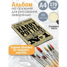 Альбом планшет для рисования акварелью Гарри Поттер архивы Альбомы