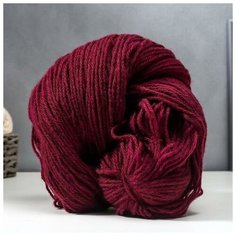 Пряжа "Карачаевская" 100% акрил 820-850м/250-280гр (Винный), 1шт