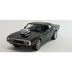 Машинка Dodge Charger 1:24 металлическая, свет, звук, поворот руля и колес MSN Trading Limited