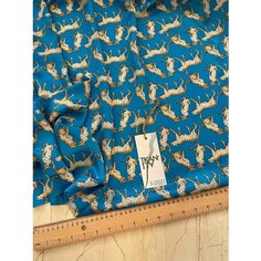 Ткань Плательно-блузочный шелк с атласным блеском, 1 м. Noname