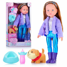 Кукла RT230B-E "Ника-3" с аксессуарами, в коробке Yale Baby