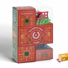 Настольная игра "Башня против стульев", 54 бруска с наклейками, 18 стульев, 12+ Pro Market