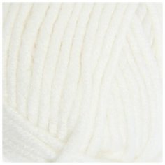 Пряжа "Superlana Maxi" 75% акрил, 25% шерсть 100м/100гр (55 белый) Alize