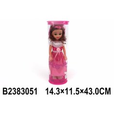 Кукла 35 см, музыкальная, в тубе 43x14,3x11,5 см With&Out