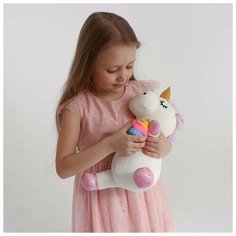 Мягкая игрушка «Единорожка», с мороженым Milo Toys