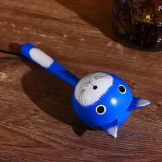 Маракас "Котик" дерево 22 см Noname