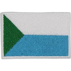 Нашивка, патч, шеврон "Флаг Хабаровской области" 60x40mm PTC414 22 ПИНГВИНА