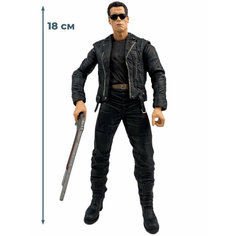 Фигурка Терминатор T-800 с оружием Terminator побег из Пескадеро Pescadero Escape подвижная 18 см Star Friend