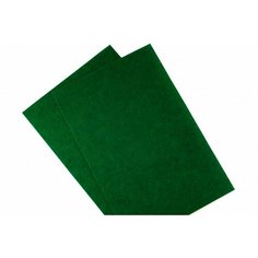 Фетр жёсткий 20х30см, цвет 672 зеленый, толщина 1мм, 1021-055, 1 лист Ideal