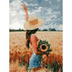 Картина по номерам Пшеничное поле 40х50 см АртТойс