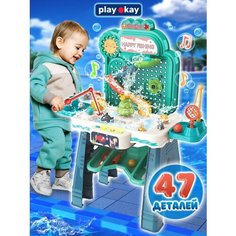 Play Okay Игровой набор рыбалка детская развивающая с удочкой рыбками