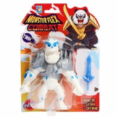 Тянущаяся фигурка Monster flex Combat, в броне и с оружием, 15 см, 16 видов, микс Россия