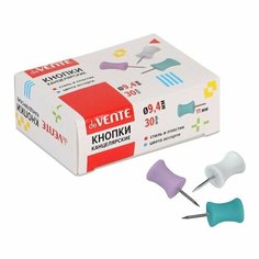 Кнопки силовые цветные, 30 штук, d-9,4мм, картонная коробка Китай