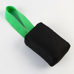 Пушистое счастье Игрушка-кусалка кубик, черная, 12 х 8 х 4 см