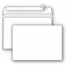 Конверт С5 стрип 162х229 мм 80 г/кв. м Ecopost 1000 штук в упаковке, 390188