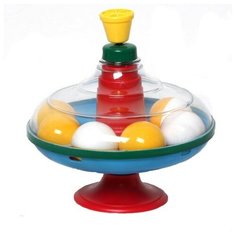 Юла 16см большая с шариками 01320 /24/ Стеллар