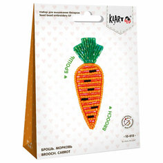 Набор для вышивания Klart "Брошь. Морковь", 3*9см, 361390 Gamma