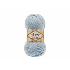 Пряжа Alize Baby Best цв.183 светло-голубой, 90% акрил, 10% бамбук , 240м, 100г, 2 штуки