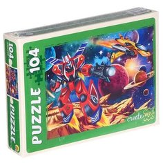 Пазлы «Боевой робот», 104 элемента Рыжий кот