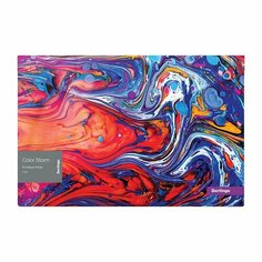 Папка-конверт BERLINGO на кнопке "Color Storm" А4, 180мкм, с рисунком