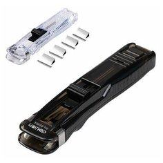 Диспенсер для зажимов Deli 8591A/Black 40 листов, цвет черный, корпус пластик коробка 12 шт. (1566027)