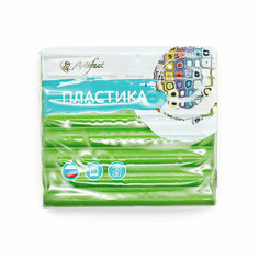Пластика (пластилин отверждаемый) брус 56 гр. с блестками (255 хвойный с блестками) Artifact
