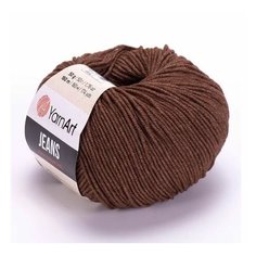 Пряжа Yarnart Jeans 70 коричневый