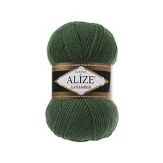Пряжа Аlize Lanagold 118 зеленая трава Alize